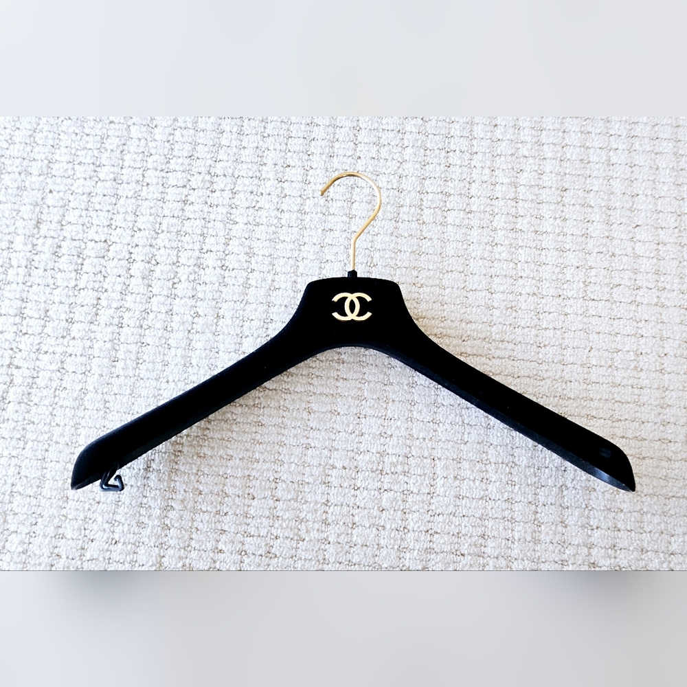 Chanel Black Velvet Hanger